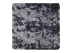 Alfombra de pelo largo NAVARRA gris oscuro 200x200 cm