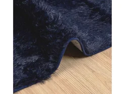 Alfombra de pelo largo NAVARRA azul marino 240x240 cm