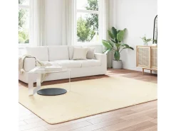 Alfombra de pelo largo NAVARRA crema 200x290 cm poliéster