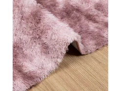Alfombra de pelo largo NAVARRA rosa empolvado 160x160 cm
