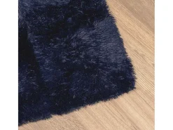 Alfombra de pelo largo NAVARRA azul marino 160x230 cm
