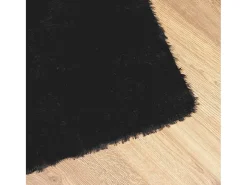 Alfombra de pelo largo negra NAVARRA 240x340 cm poliéster