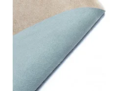 Alfombra de piel de vaca auténtica beige 180x220 cm ES32481