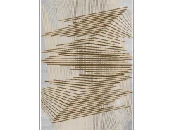 Alfombra de salón NOUR 300 x 400 cm - Oro