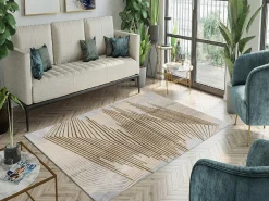 Alfombra de salón NOUR 300 x 400 cm - Oro