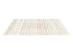 Alfombra de Salón SucceBuy, 1,5 x 2,1 m, Alfombra Grande para Dormitorio, Lavable, Antideslizante, Suave y Cómoda, Estilo Moderno, para Dormitorio, Beige