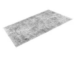 Alfombra de Salón SucceBuy, 2,7 x 3,7 m, Alfombra Grande para Dormitorio, Lavable, Antideslizante, Suave y Cómoda, Estilo Bohemio, para Dormitorio, Gris
