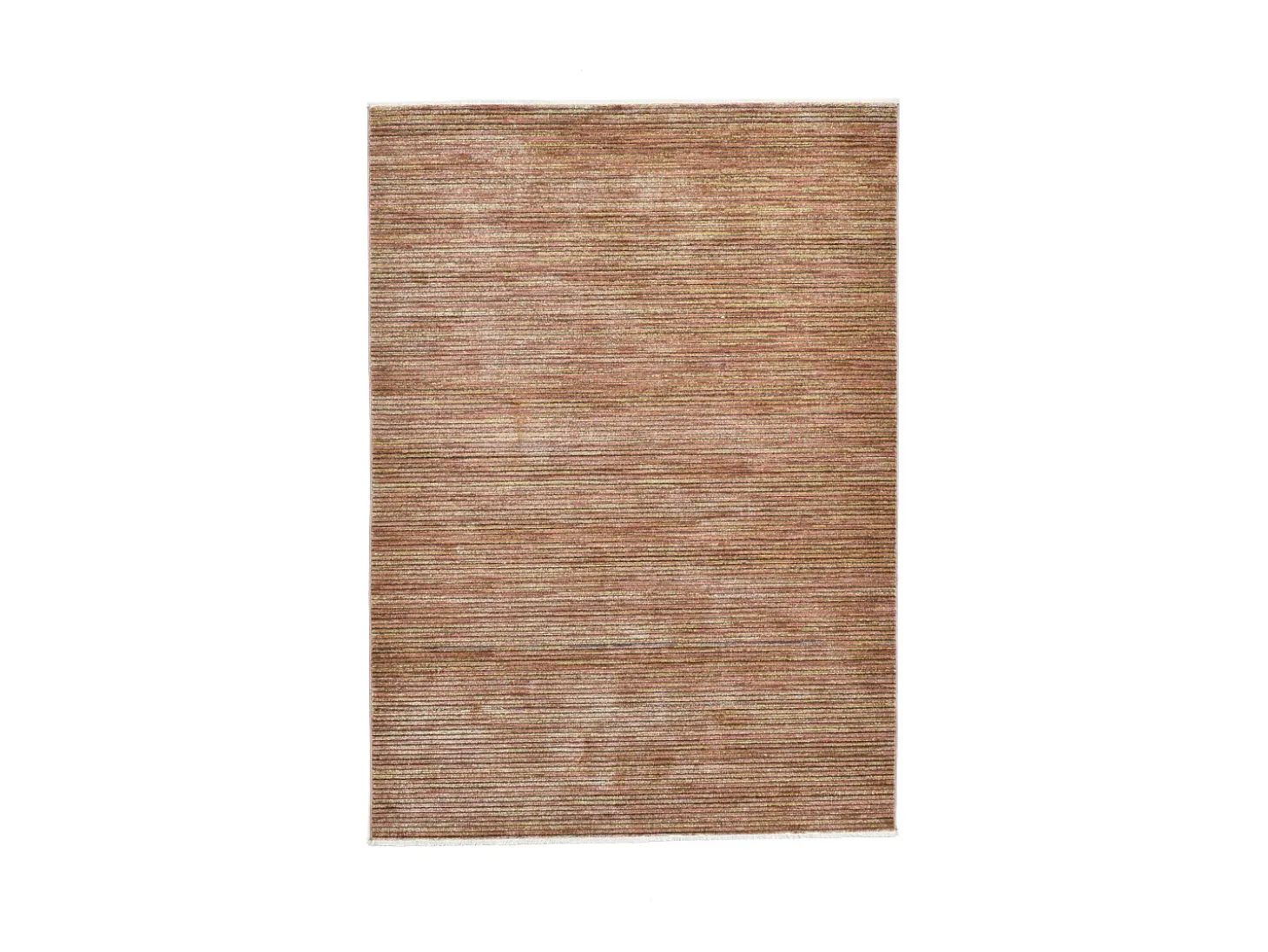 Alfombra de tejido plano con aspecto corto 60x130 cm Óxido Corduletta