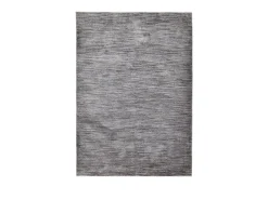 Alfombra de tejido plano con aspecto corto 240x340 cm Gris oscuro Corduletta