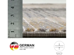 Alfombra de tejido plano con aspecto de patchwork 240x290 cm Beige Corduletta