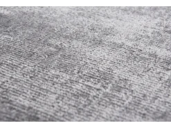 Alfombra de viscosa tejida a mano 140x200 cm Gris Shine