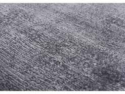 Alfombra de viscosa tejida a mano 250x350 cm Antracita Shine