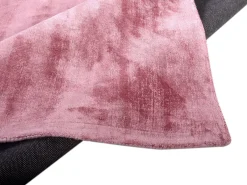 Alfombra de viscosa tejida a mano 250x300 cm Rosa Shine