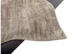 Alfombra de viscosa tejida a mano 160x230 cm Beige Shine