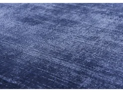 Alfombra de viscosa tejida a mano 190x290 cm Azul Shine