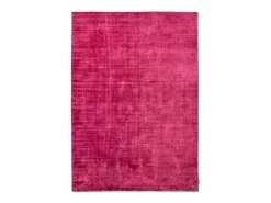 Alfombra de viscosa tejida a mano 50x80 cm Fuchisa Shine