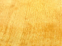 Alfombra de viscosa tejida a mano 65x135 cm Oro Shine