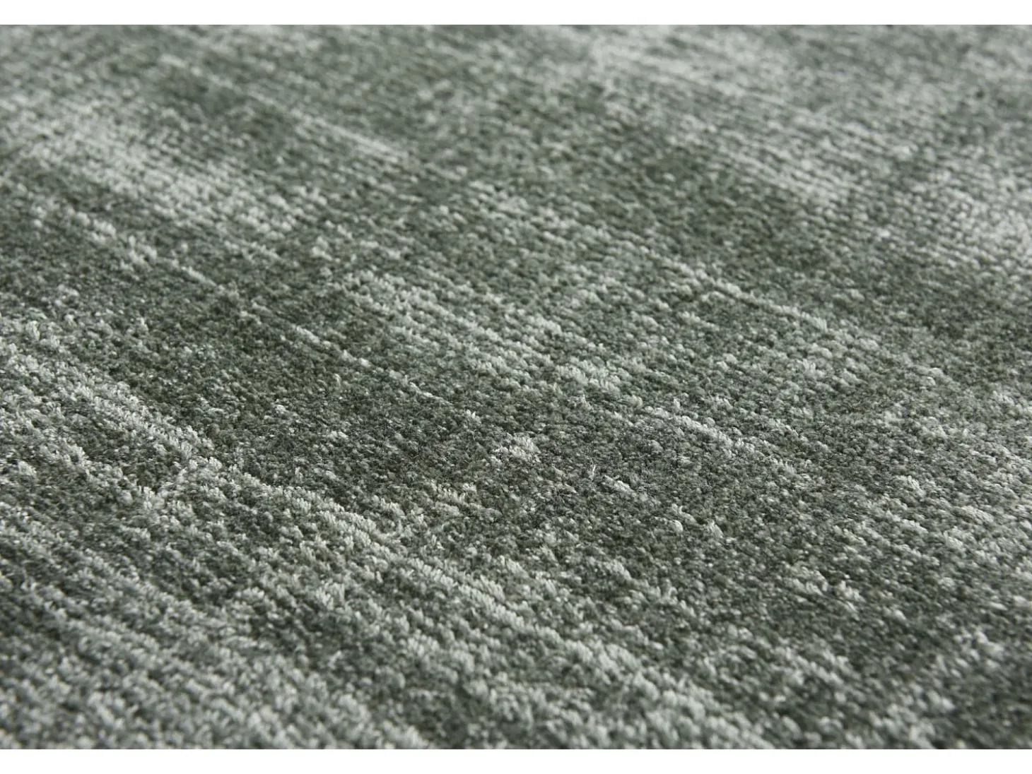 Alfombra de viscosa tejida a mano 85x155 cm Verde Shine