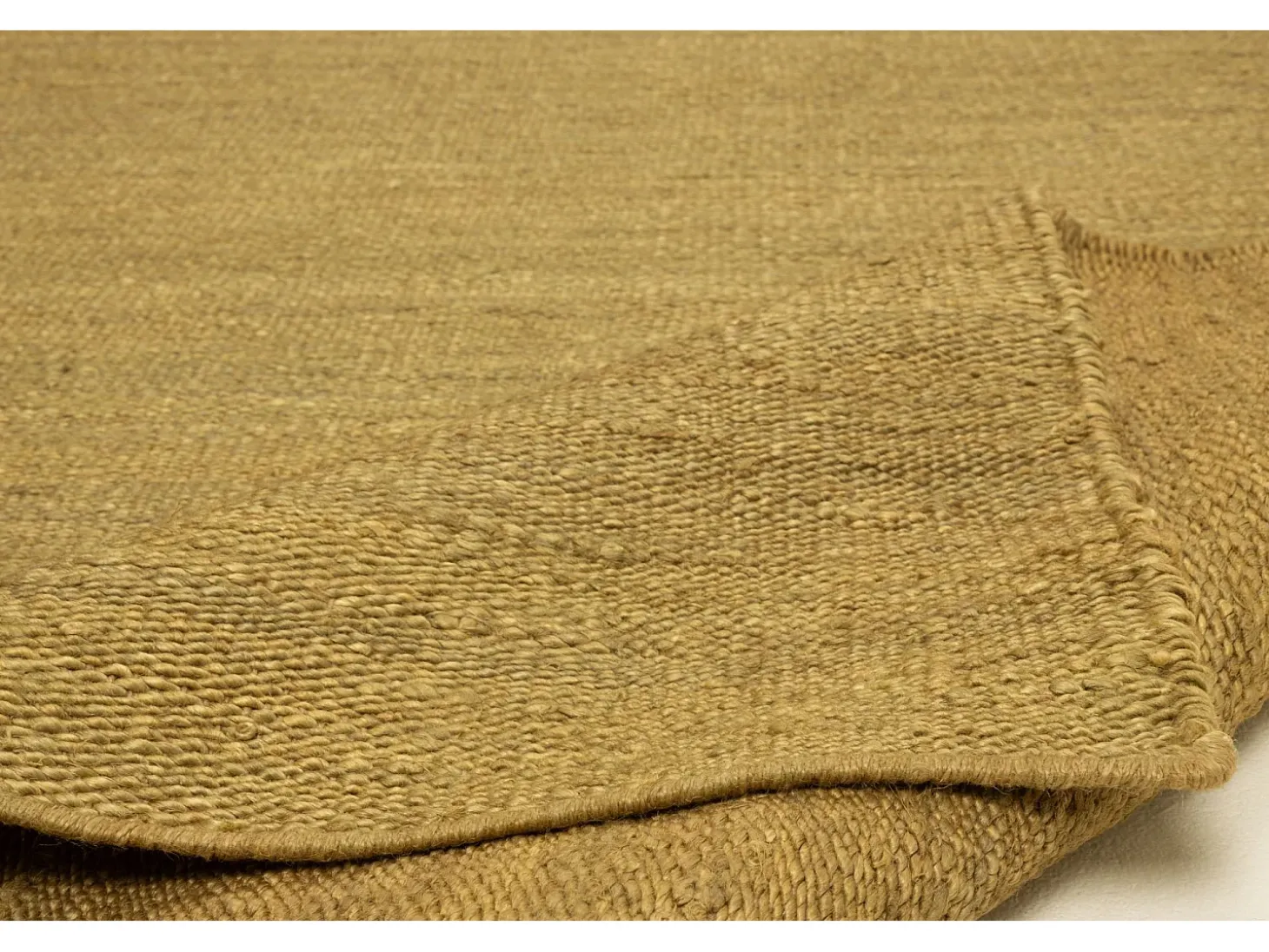 Alfombra de yute hecha a mano 170x240 cm musgo Forest