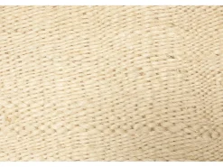 Alfombra de yute hecha a mano 130x190 cm Crema Forest