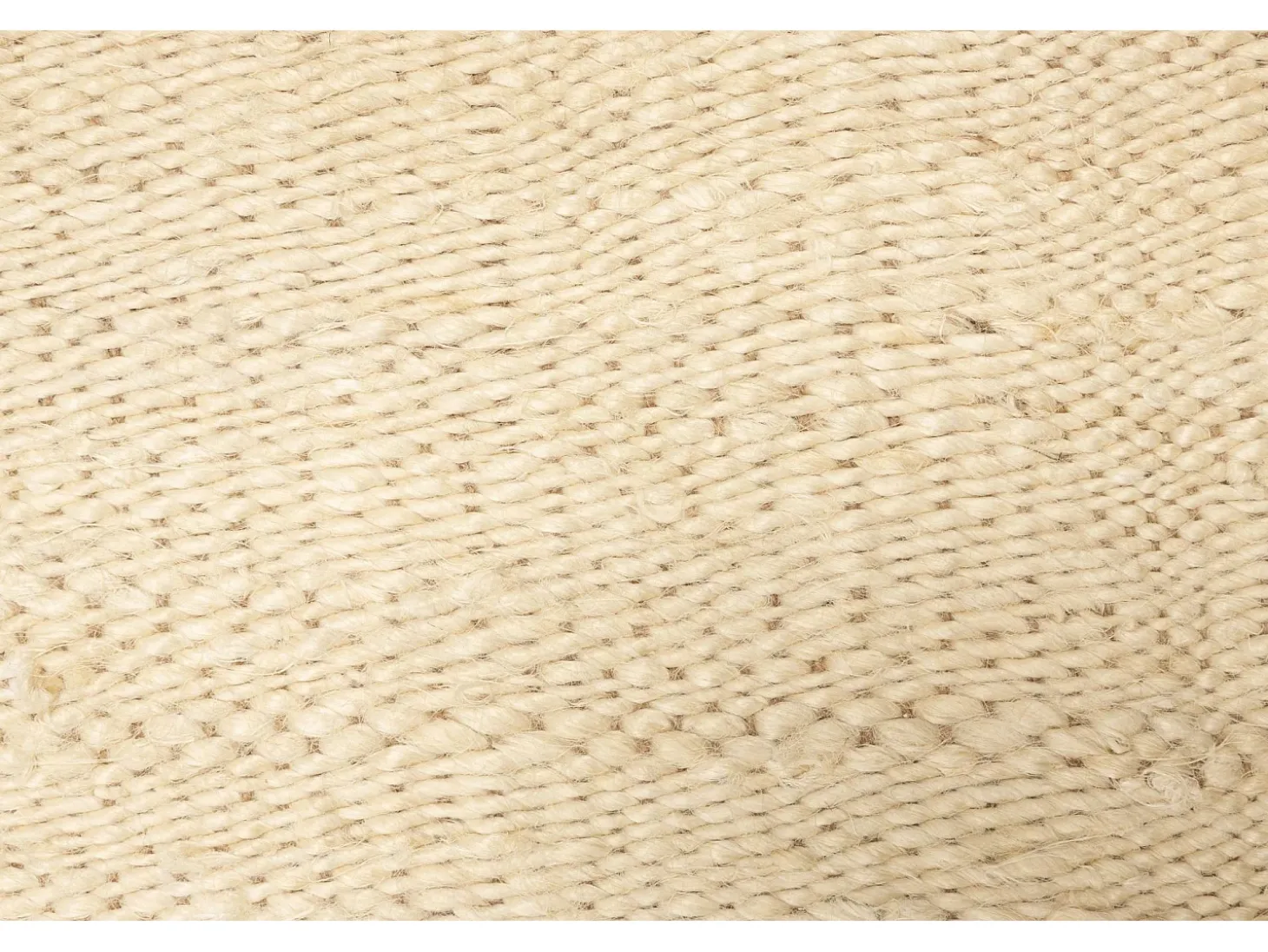 Alfombra de yute hecha a mano 130x190 cm Crema Forest