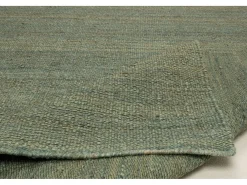 Alfombra de yute hecha a mano 170x240 cm Turquesa Forest
