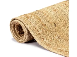 Alfombra de yute natural hecha a mano 120x180 cm