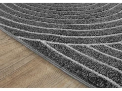 Alfombra diseño moderno Boho - Antracita - 120 x 160 cm - SANTO PLUS
