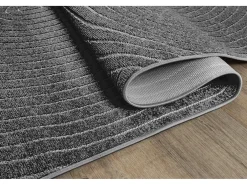 Alfombra diseño moderno Boho - Antracita - 200 x 280 cm - SANTO PLUS