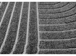 Alfombra diseño moderno Boho - Antracita - 140 x 200 cm - SANTO PLUS
