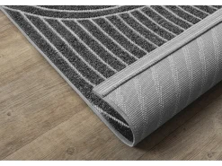 Alfombra diseño moderno Boho - Antracita - 140 x 200 cm - SANTO PLUS