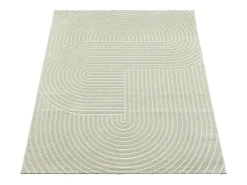 Alfombra diseño moderno Boho - Verde - 160 x 220 cm - SANTO PLUS