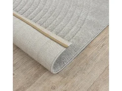 Alfombra Elisa Diseño Geométrico, Gris, 240 x 340 cm
