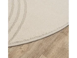 Alfombra Elisa Diseño Geométrico, Beige, 240 x 340 cm