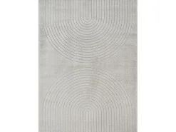 Alfombra Elisa Diseño Geométrico, Gris, 200 x 280 cm