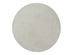 Alfombra Elisa Diseño Geométrico, Gris, 140 x 200 cm