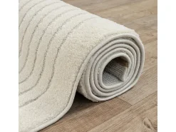Alfombra Elisa Diseño Geométrico, Crema, 240 x 340 cm