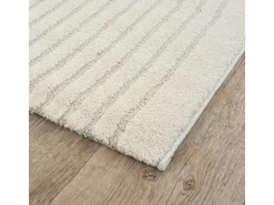 Alfombra Elisa Diseño Geométrico, Crema, 240 x 340 cm