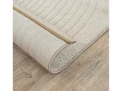 Alfombra Elisa Diseño Geométrico, Beige, 200 x 280 cm