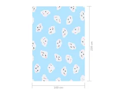 Alfombra estampada tela multicolor 160x230 cm ES52238