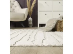Alfombra Everest diseño moderno - Crema - 160 x 230 cm