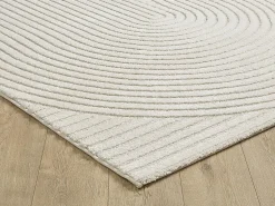 Alfombra Everest Modern 3D alto-bajo - Crema - 160 x 230 cm