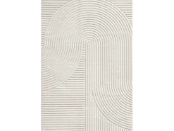 Alfombra Everest Modern 3D alto-bajo - Crema - 240 x 340 cm