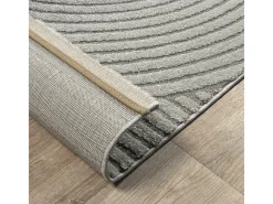 Alfombra Everest Modern 3D alto-bajo - Gris - 200 x 290 cm