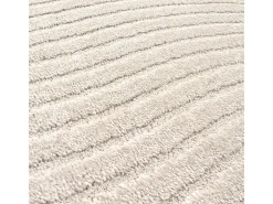 Alfombra Everest Modern 3D alto-bajo - Beige - 140 x 200 cm