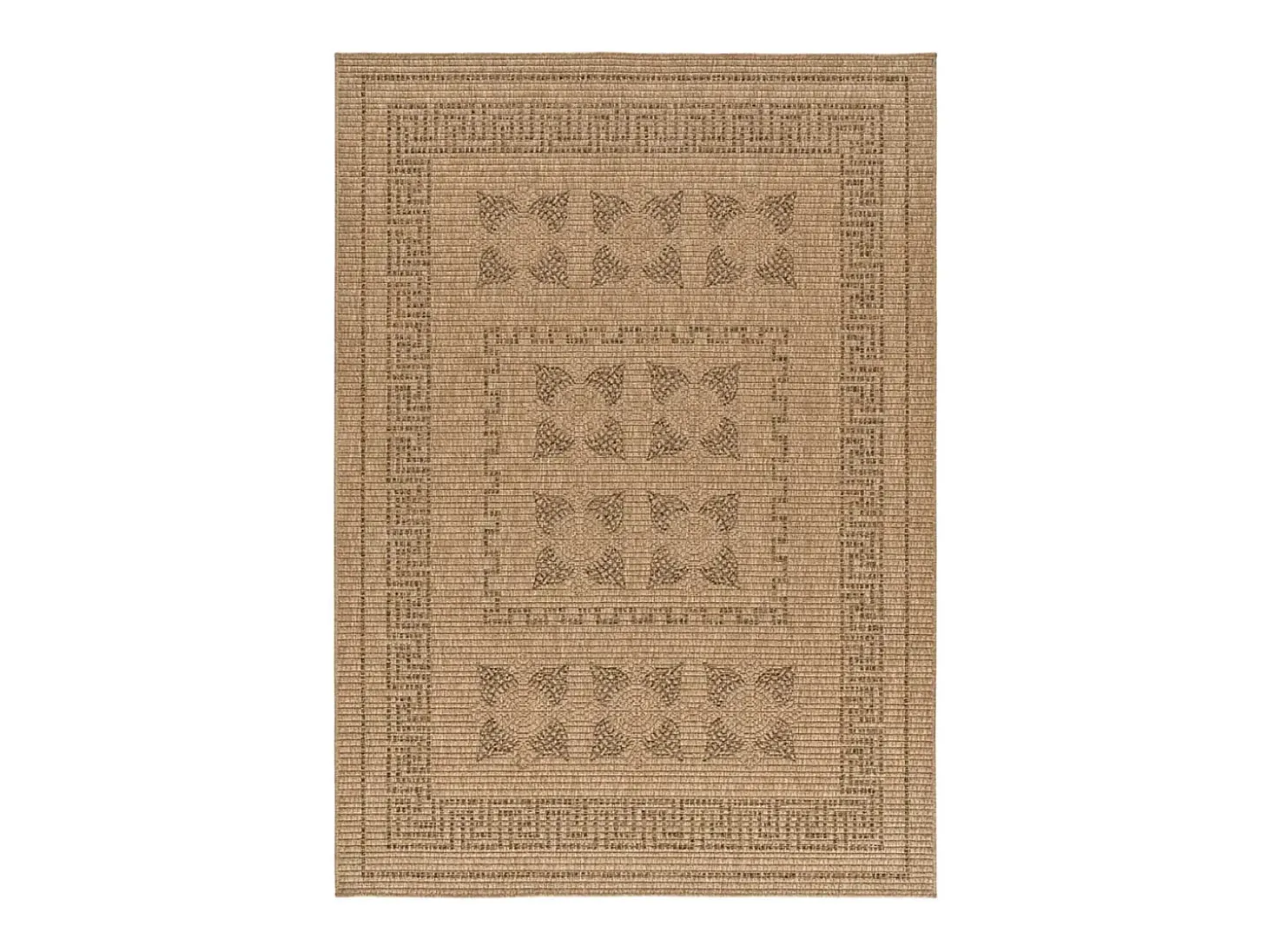 Alfombra exterior - clásico efecto yute - natural - 160 x 230 cm - ACRA