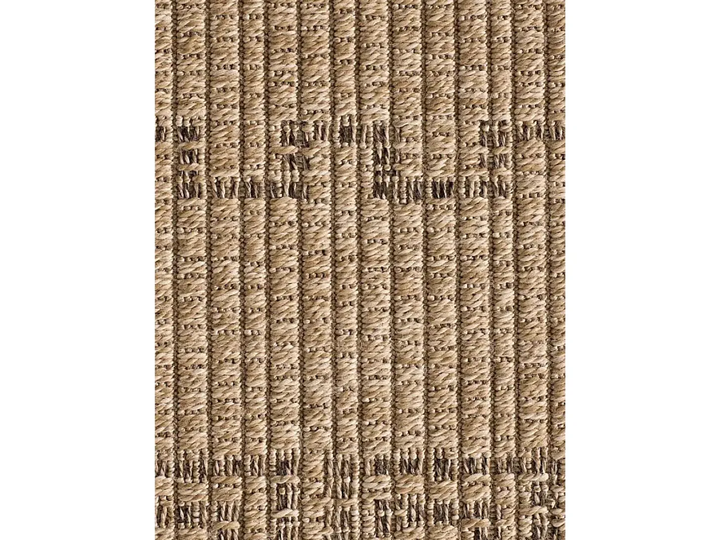 Alfombra exterior - clásico efecto yute - natural - 160 x 230 cm - ACRA