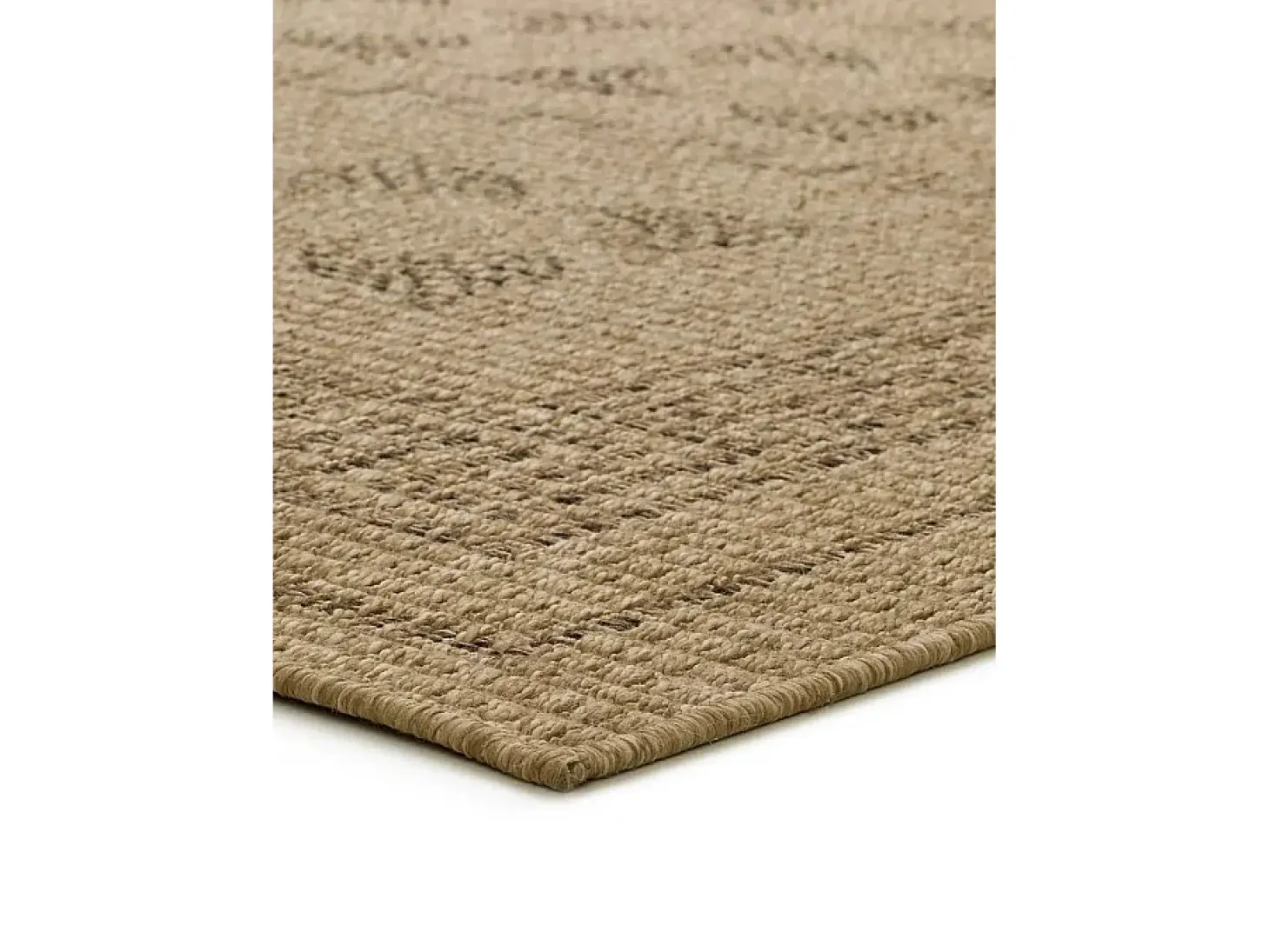 Alfombra exterior - clásico efecto yute - natural - 160 x 230 cm - ACRA