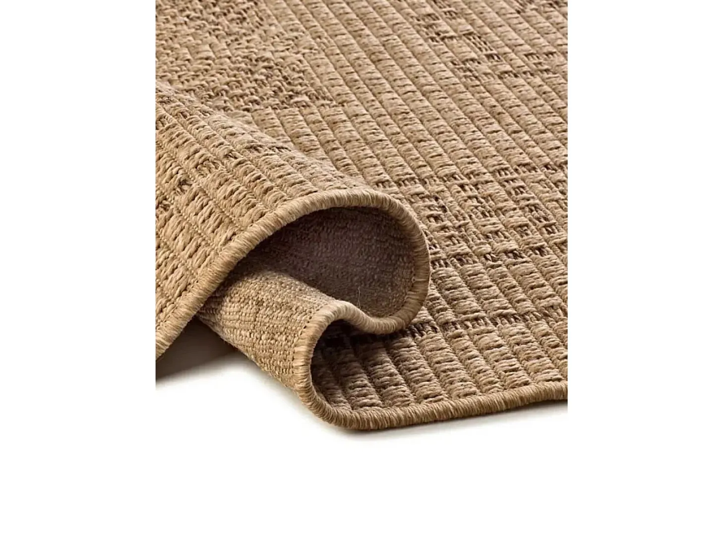 Alfombra exterior - clásico efecto yute - natural - 120 x 170 cm - ACRA