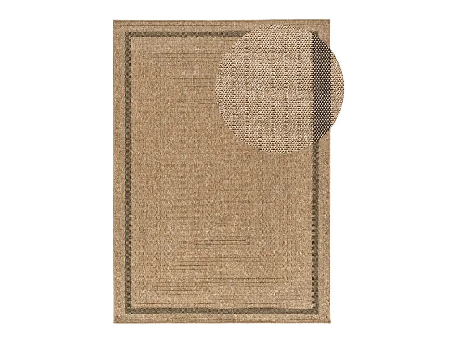 Alfombra exterior - efecto yute - natural - 200 x 290 cm - ACRA